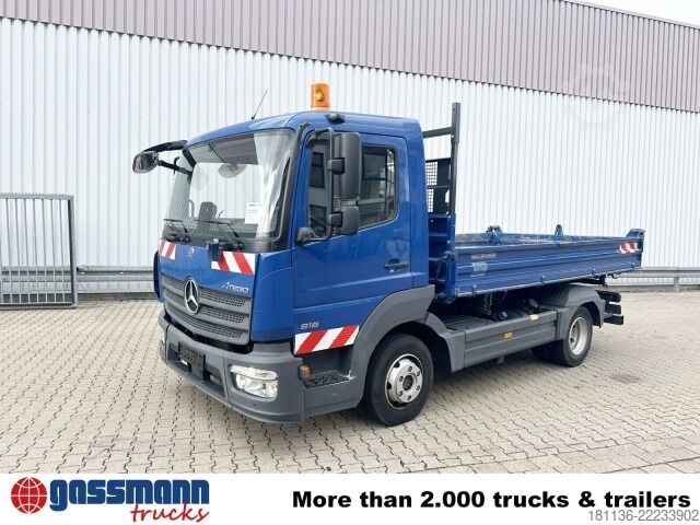 Furgón volquete Mercedes-Benz Atego 816 K 4x2, 2x AHK, Meiller-Kipper, mehrfach