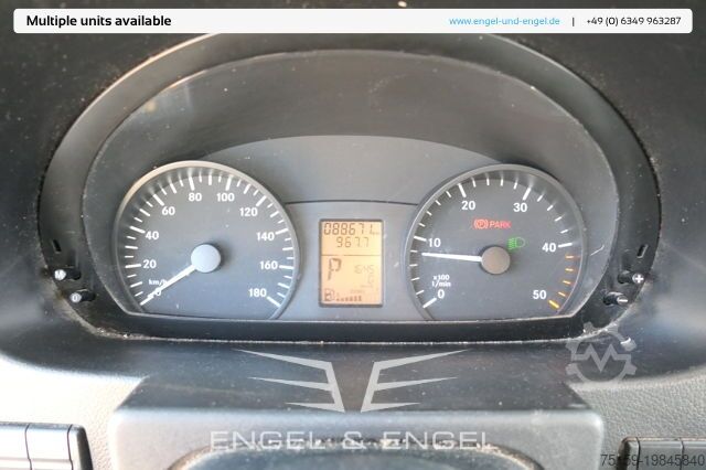 Kasa kamyoneti mercedes-benz SPRINTER 310 CDI MAXI EURO-5 KOFFER REGALE KAMERA DURCHGANG