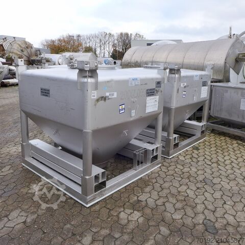 2000 liter Matcon bulkcontainer gemaakt van V4A  9364