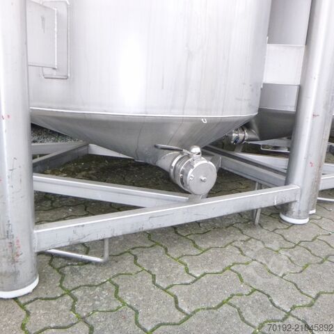 1000 liter container gemaakt van V4A  9362