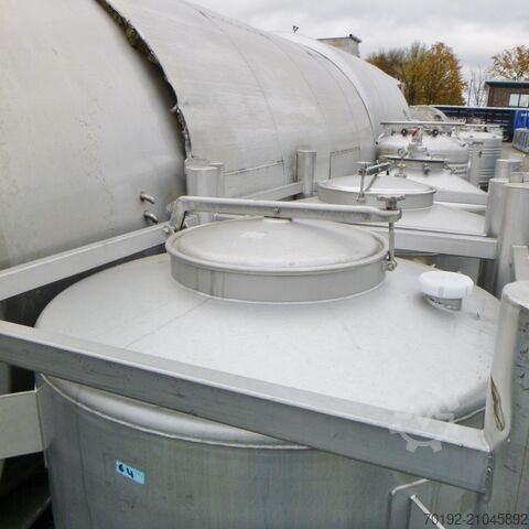 1000 liter container gemaakt van V4A  9362