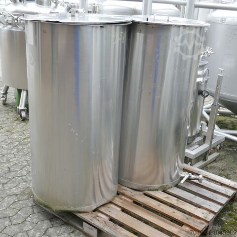360 liter container van V2A (roestvast staal).  9358