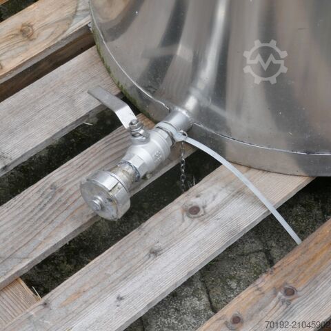 360 liter container van V2A (roestvast staal).  9358