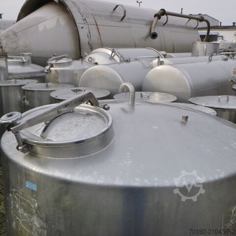 1200 liter tank van V2A (roestvast staal).  9357