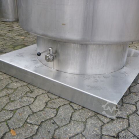 1200 liter tank van V2A (roestvast staal).  9357