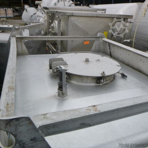 1000 liter container gemaakt van V2A  9355