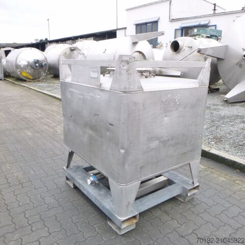 1000 liter container gemaakt van V2A  9355