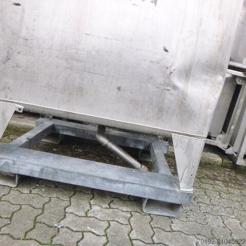 1000 liter container gemaakt van V2A  9355