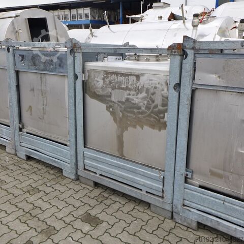 1000 liter IBC container gemaakt van V2A Thielmann (UCON) 9351