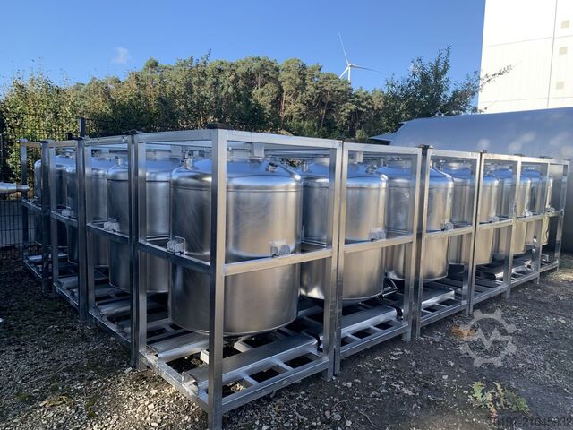 700 liter drukvat van V4A  S16306