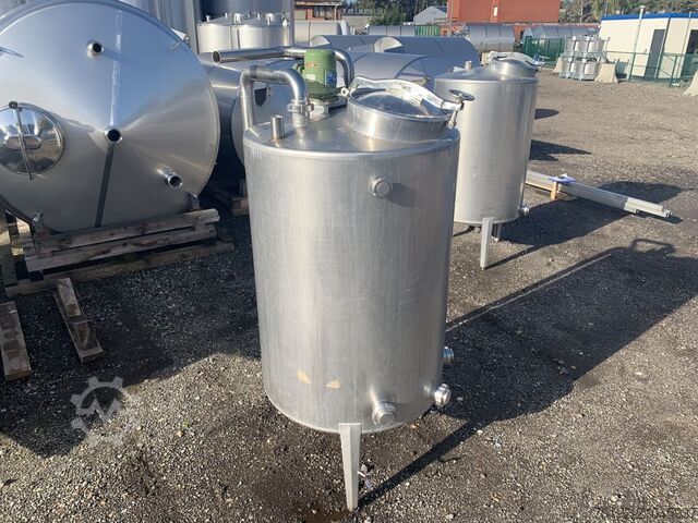 850 liter roertank met propellerroerwerk van V2A roestvrij staal  S16302