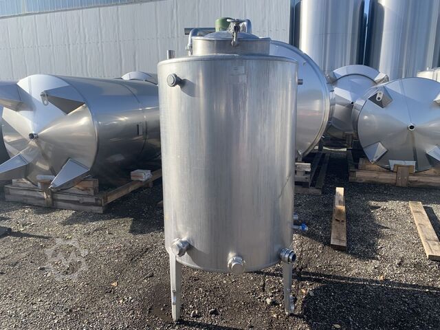 850 liter roertank met propellerroerwerk van V2A roestvrij staal  S16302