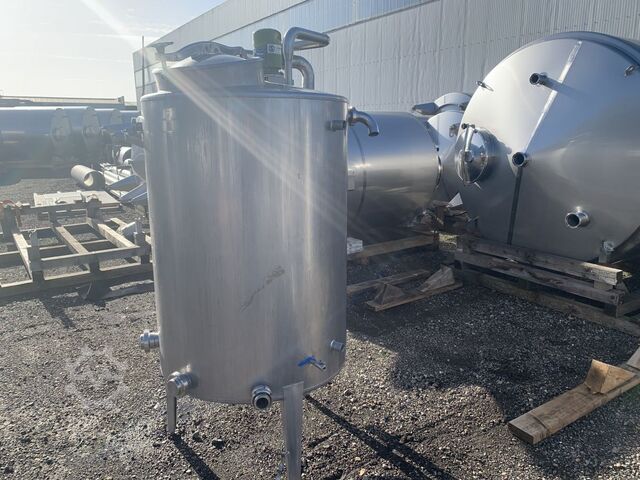 850 liter roertank met propellerroerwerk van V2A roestvrij staal  S16302