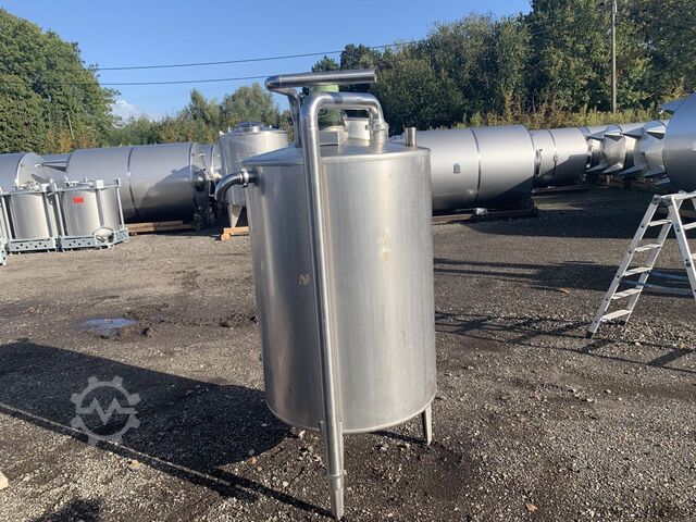 850 liter roertank met propellerroerwerk van V2A roestvrij staal  S16302