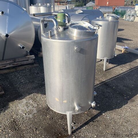 850 liter roertank met propellerroerwerk van V2A roestvrij staal  S16302