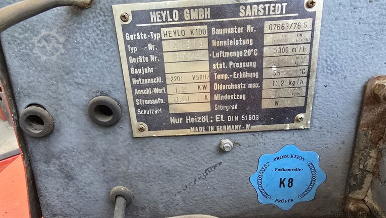 Mobilny grzejnik olejowy Heylo GmbH K100