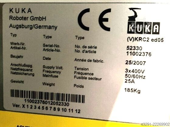 Robot industrial KUKA KR240L180-2 2000