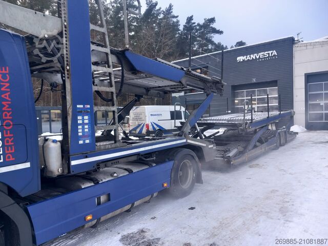 Autodraagtruck SCANIA P450 + LOHR WXS K2SE