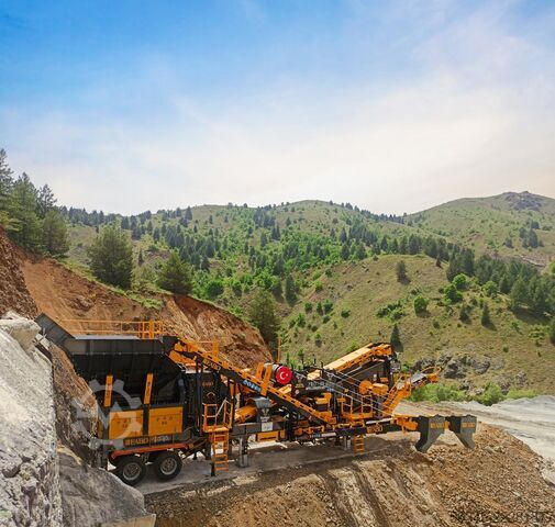 Crushing equipment/mobile crushing plant FABO Crushing Equipment Mobile Impact Crusher PRO-90