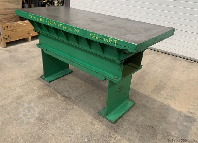 Placa de controlo/rastreio em ferro fundido Marbre de contrôle/traçage en fonte 1700 x 700 x 230 mm