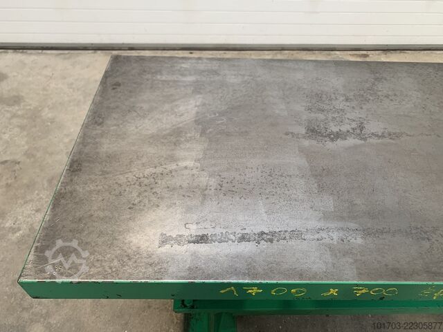 Placa de controlo/rastreio em ferro fundido Marbre de contrôle/traçage en fonte 1700 x 700 x 230 mm