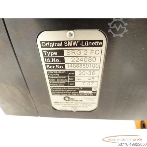 Componente  SMW Autoblok SRG 2 FC Schleiflünette ID 224080 SN 1486880100