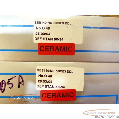 SNFA-component SNFA SEB140/NS 7/9CE3 DDL Präz.-Keramik-Wälzlager DEF-STAN 80-34 -!-