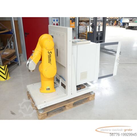Komponens  Stäubli TX90 industrieller Roboterarm mit kompletter Steuerung und Bedienpanel