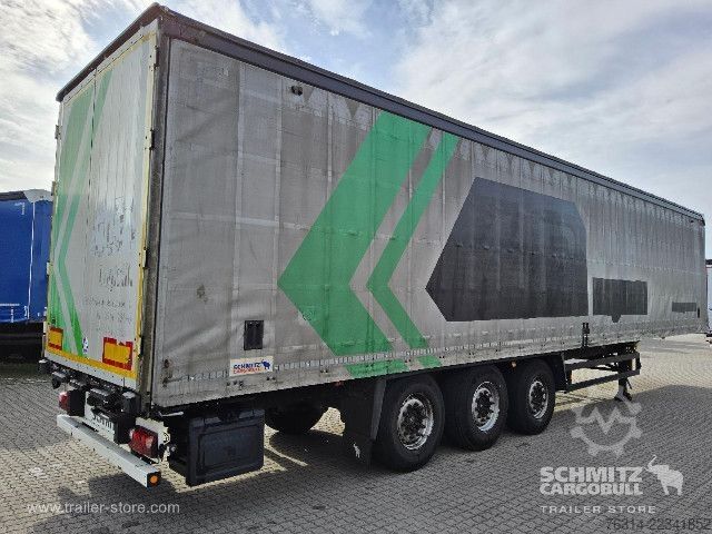 Open semitrailer with tarp Schmitz Cargobull Curtainsider Mega Getränke