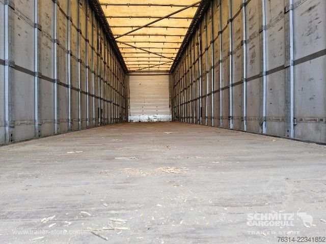 Open semitrailer with tarp Schmitz Cargobull Curtainsider Mega Getränke