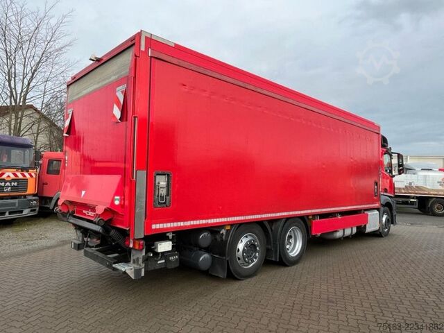Flatbed truck with tarp MERCEDES-BENZ Antos 2540 L 6x2 Pritsche LBW
