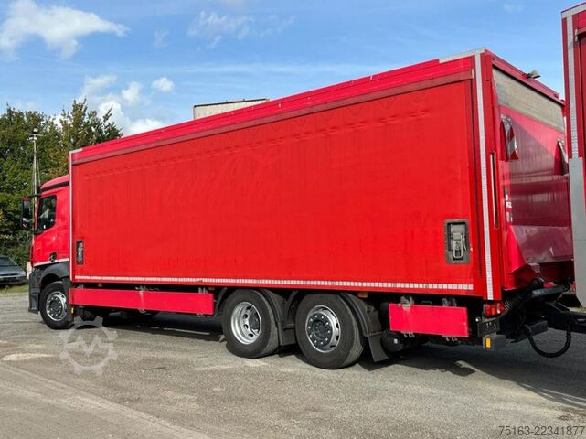 Flatbed truck with tarp MERCEDES-BENZ Antos 2540 L 6x2 Pritsche LBW