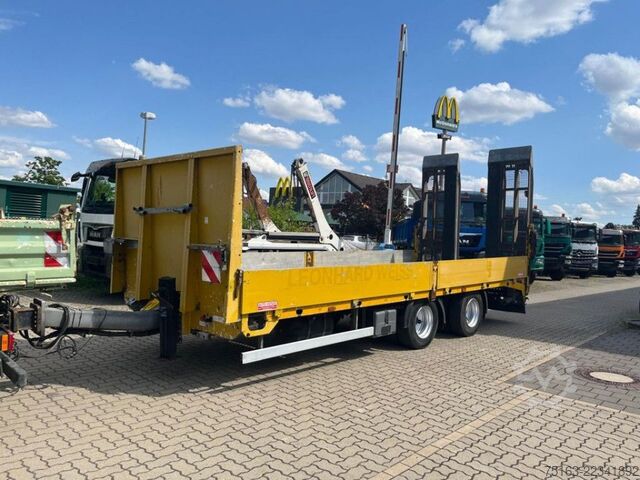 Low loader trailer  Tandemanhänger ETUE-TA 19,0 NG Tiefladeranhänger