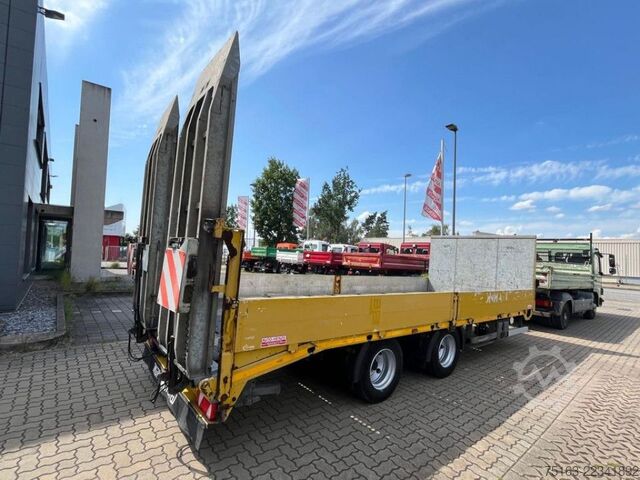 Low loader trailer  Tandemanhänger ETUE-TA 19,0 NG Tiefladeranhänger
