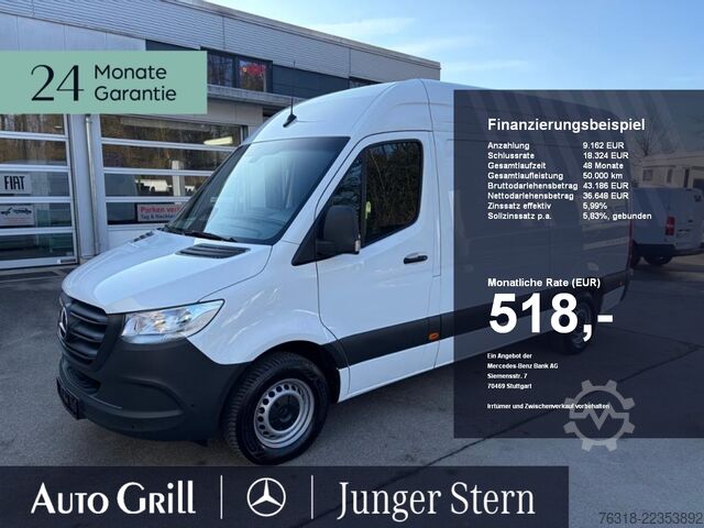 Furgon blaszak Mercedes-Benz Sprinter Kasten 317 CDI hoch *3665* 3Sitze RfKam