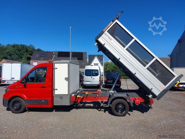 Driezijdige kipper bestelwagen MAN TGE 3.180 AUTOMAAT 3-Kipper
