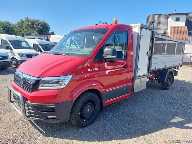Driezijdige kipper bestelwagen MAN TGE 3.180 AUTOMAAT 3-Kipper