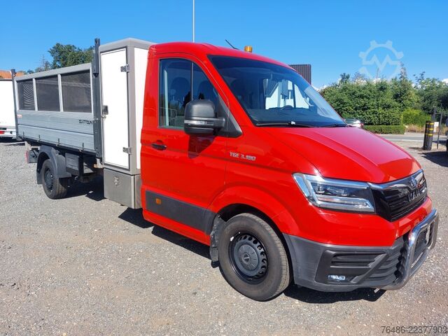 Driezijdige kipper bestelwagen MAN TGE 3.180 AUTOMAAT 3-Kipper