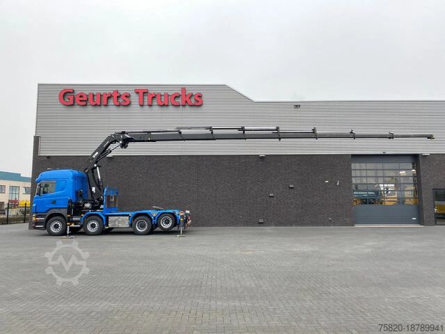 Vrachtwagen met kraan Scania R560 V8 8X2 TREKKER/BAKWAGEN + HIAB 477E-8 HIPR...