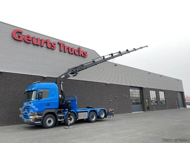 Vrachtwagen met kraan Scania R560 V8 8X2 TREKKER/BAKWAGEN + HIAB 477E-8 HIPR...