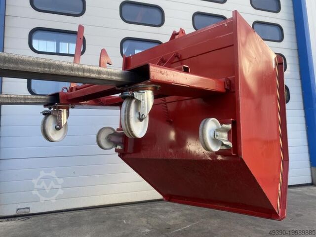 Ανατρεπόμενος κάδος για περονοφόρα ανυψωτικά· κάδος για ρινίσματα - κάδος εκκένωσης - πτυσσόμενος κά RMS ROTHERM INDUSTRIETECHNIK KK - 125