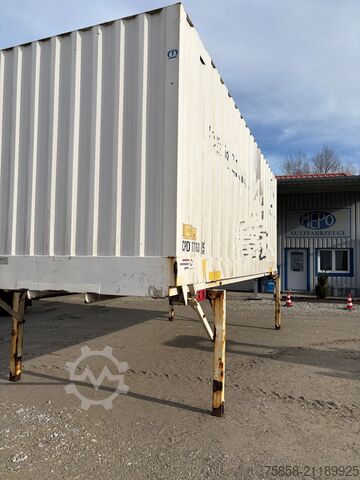 Swap body with box structure Krone BDF Wechselkoffer Stahl Türen 2015