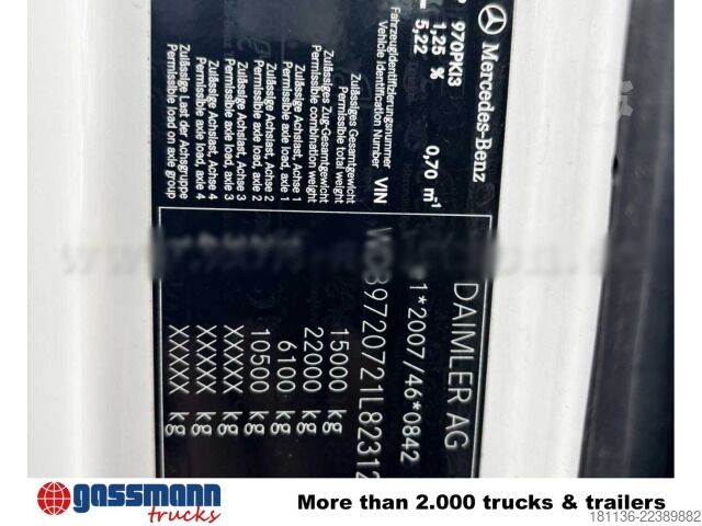 Φορτηγό ειδικού σκοπού Mercedes-Benz Atego 1522 K 4x2, Winterdienstausstattung