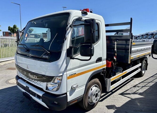 Dźwig z wywrotką Fuso Canter 7C15 Fassi Kran 3-seiten Kipper