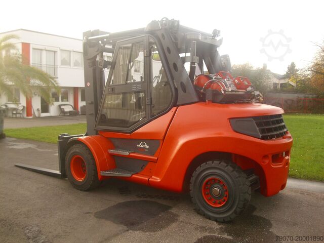 Voorlader Linde H80T-03-396/900 TRIPLEX-ZVG-SS-KABINE-HZ