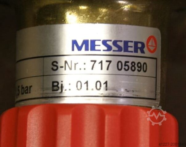 Trykreduktion 25 bar Messer Griesheim ET2000A