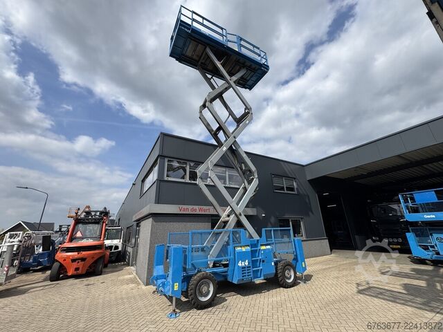 Genie GS 3384 RT Nacelle à ciseaux / Plateforme de travail / Nacelle élévatrice 12m hauteur de trava GENIE GS 3384 RT Schaarhoogwerker / Scissor Lift / Arbeitsbuhne 12mtr werkhoogte 4x4 Deutz DIESEL
