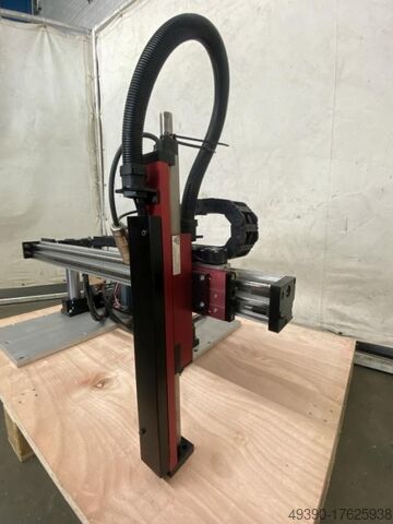 2-assige lineaire geleider met lineaire motoren - Pick-and-place glijarm met lineaire geleiders voor SCHUNK - GEMOTEC - AFAG - LINMOT PS01-37x240-M + E1100-MT + T01-/72/420 + EPM 37-78