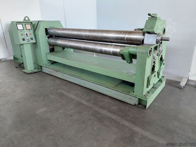 Calandra motorizzata a tre rulli per lamiere HAEUSLER KRMA 2500-10