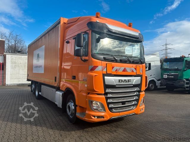 Flatbed truck with tarp DAF XF 480 Pritsche + Plane 6x2